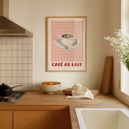 Café Au Lait Poster