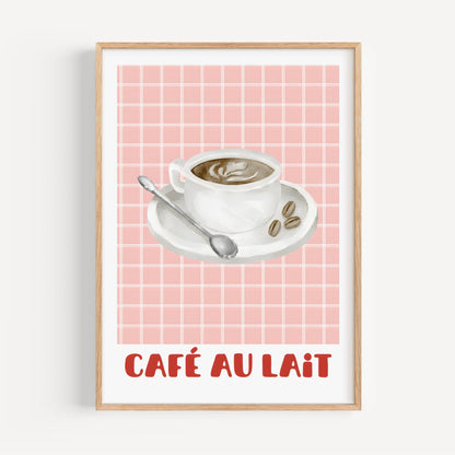 Café Au Lait Poster