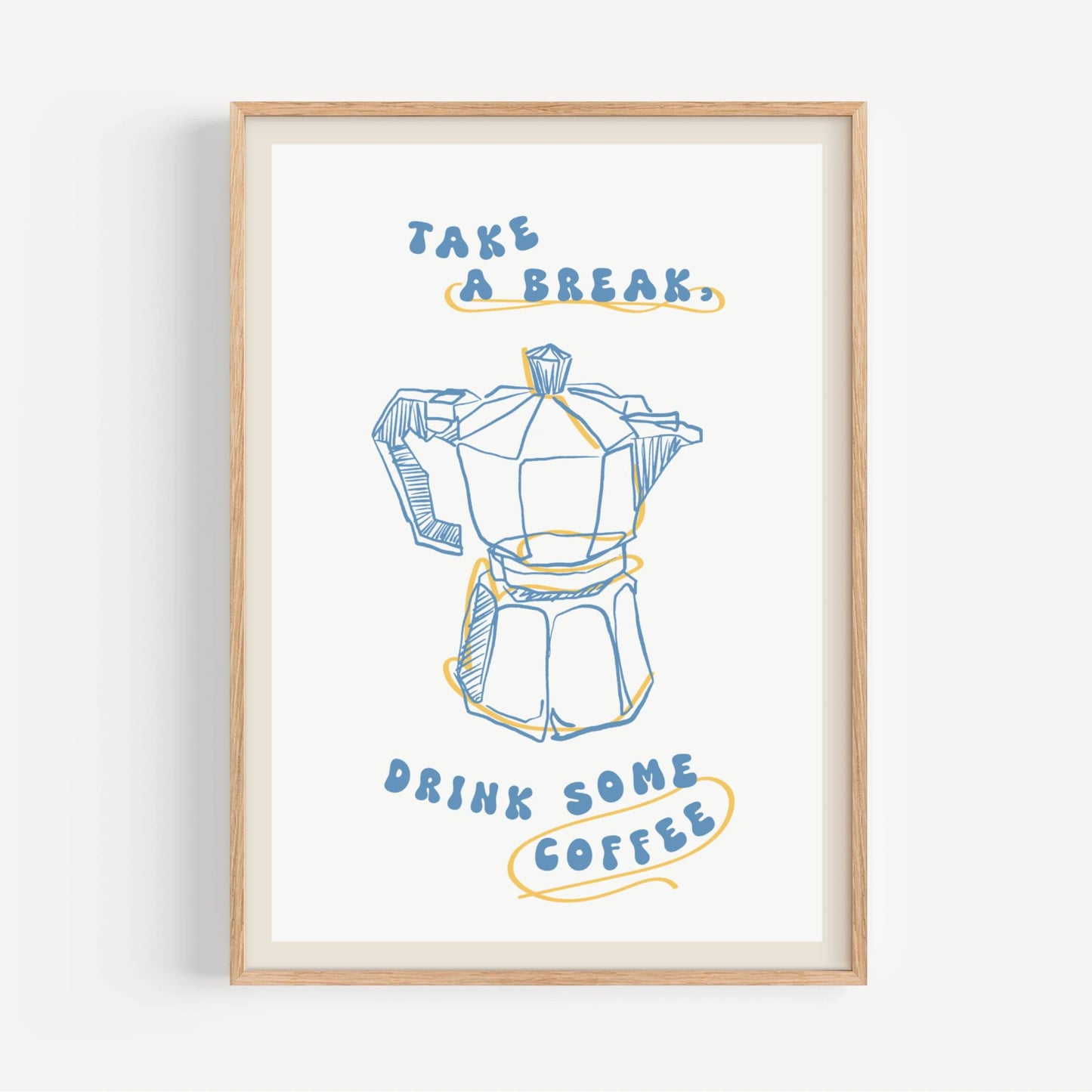 Cafetera Azul
