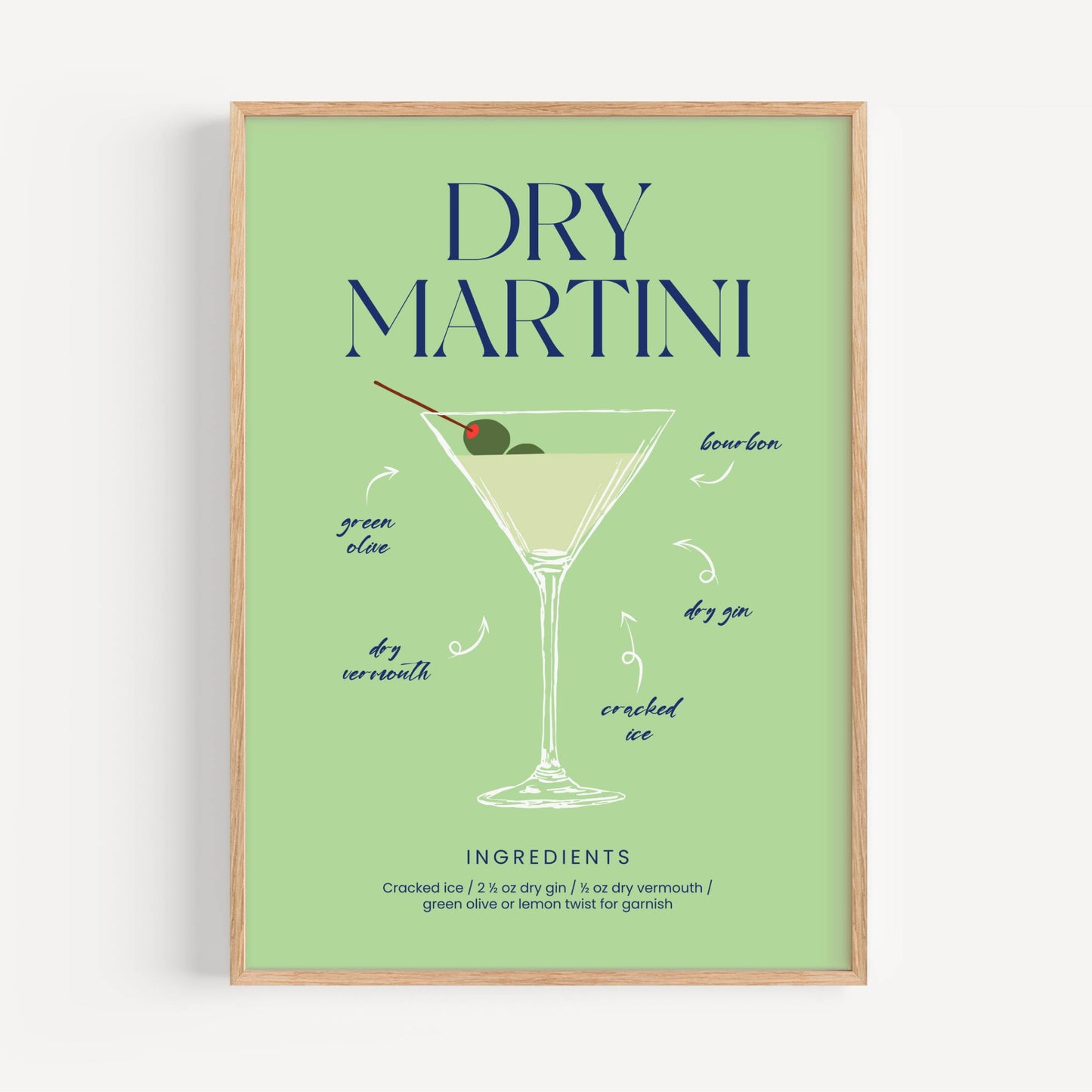 Dry Martini Cóctel Receta