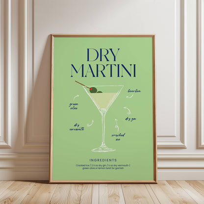 Dry Martini Cóctel Receta