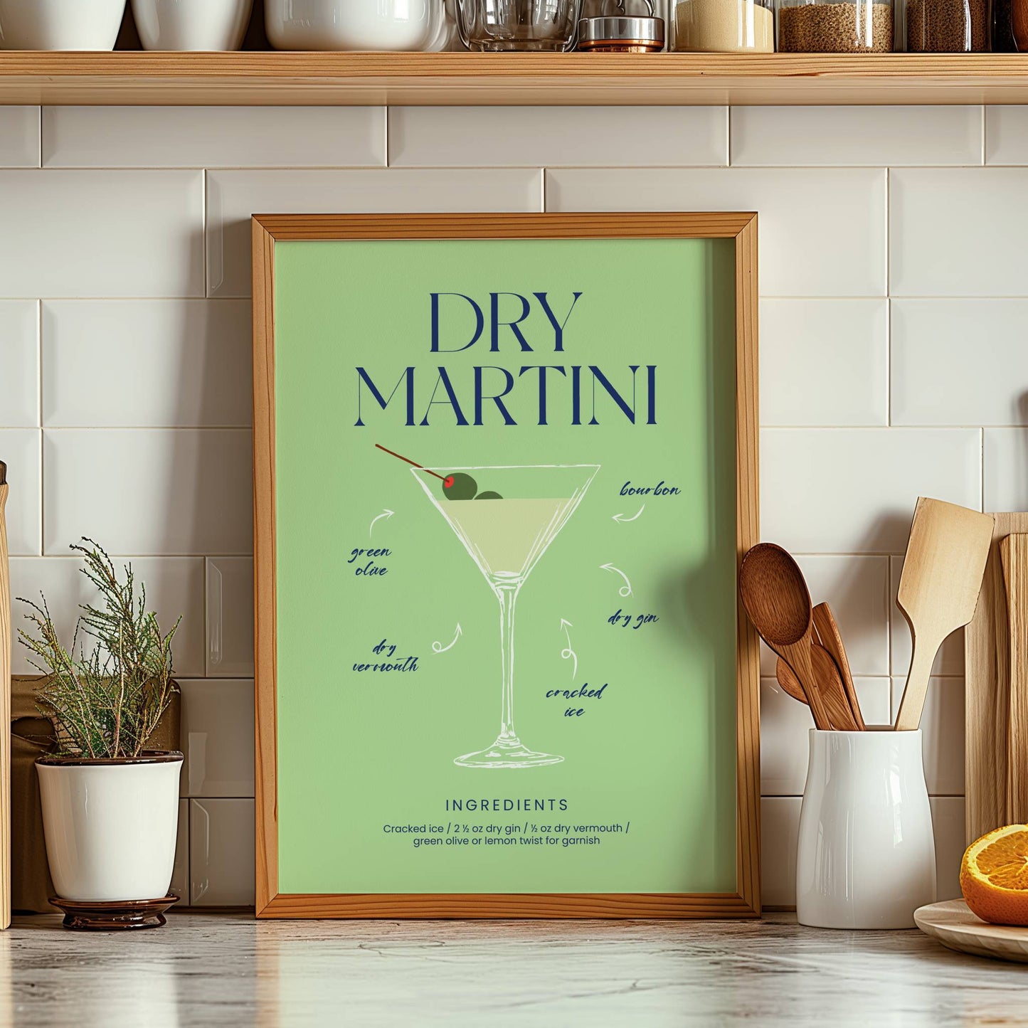 Dry Martini Cóctel Receta