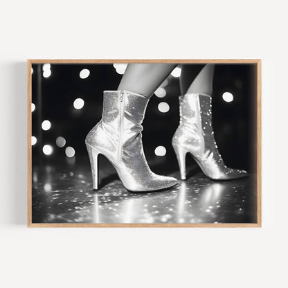 Glittery Boots Poster