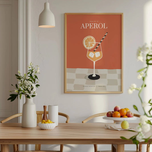 lamina decorativa aperol coctel cocina