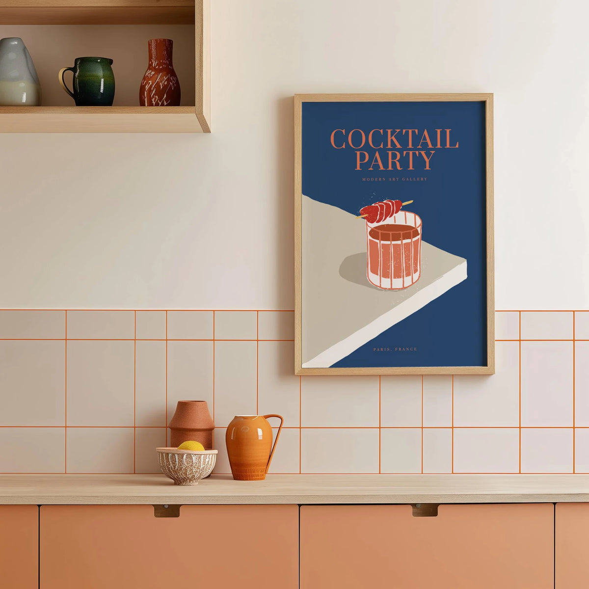 lamina decorativa coctel tipografia cocina