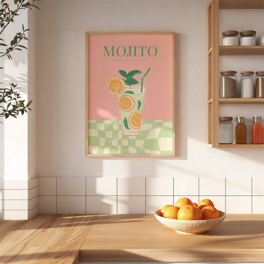 lamina decorativa mojito coctel cocina