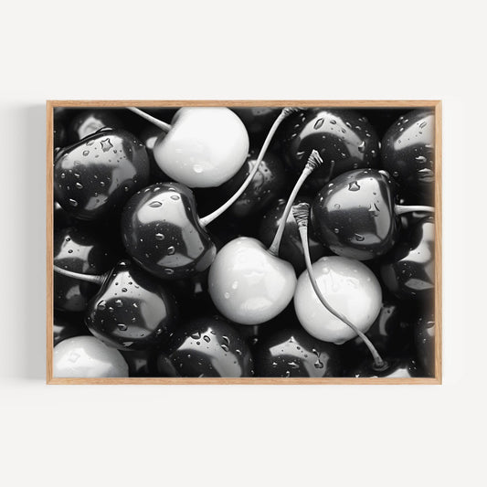 Monochrome Harvest Poster