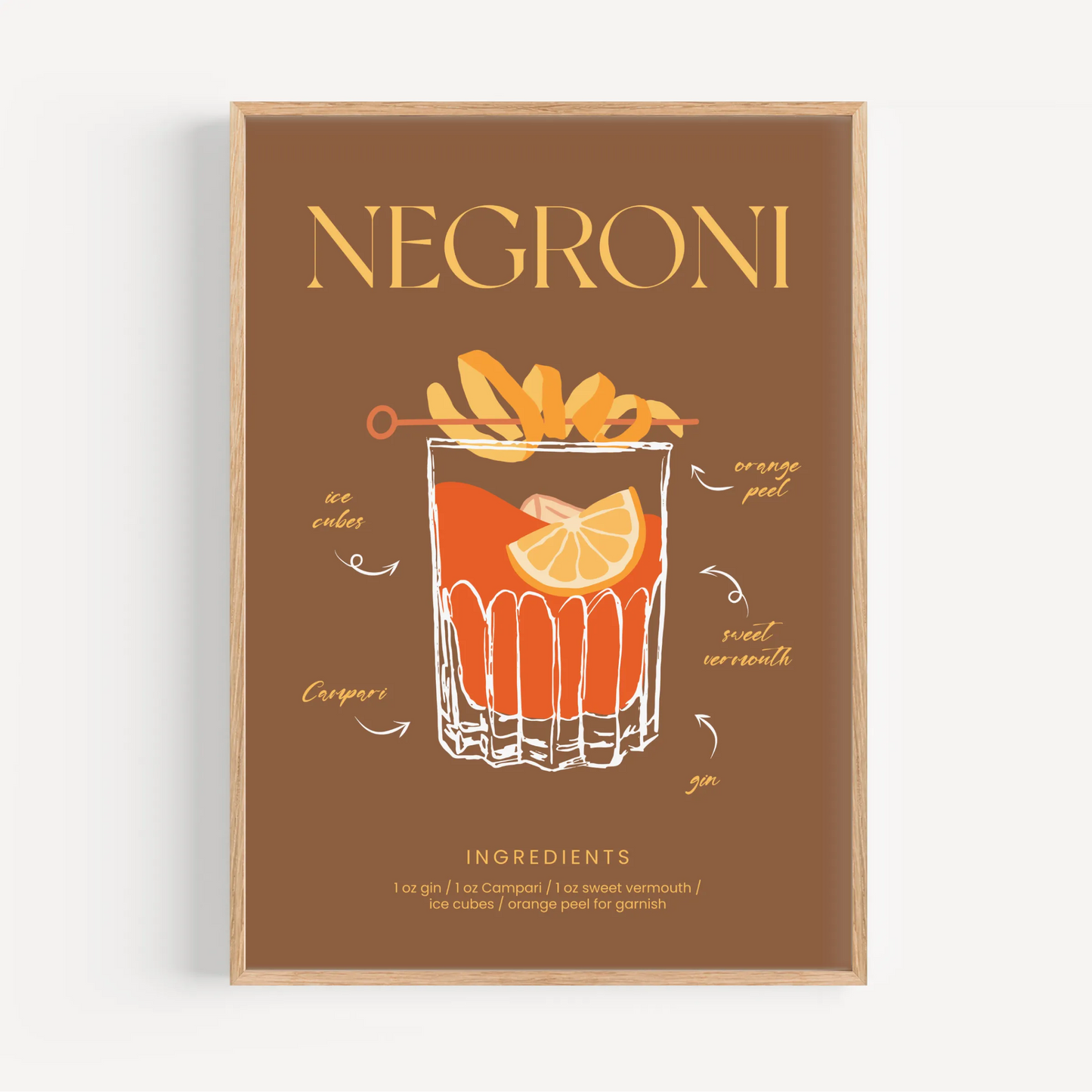 Negroni Cóctel Receta