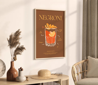 Negroni Cóctel Receta