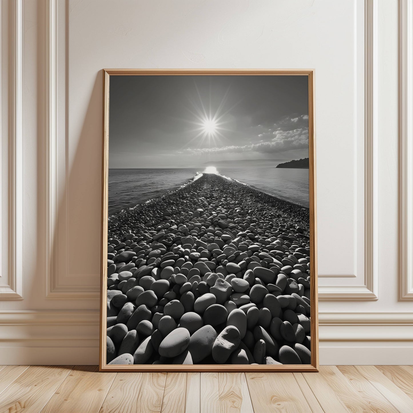 Pebbled Beach Poster