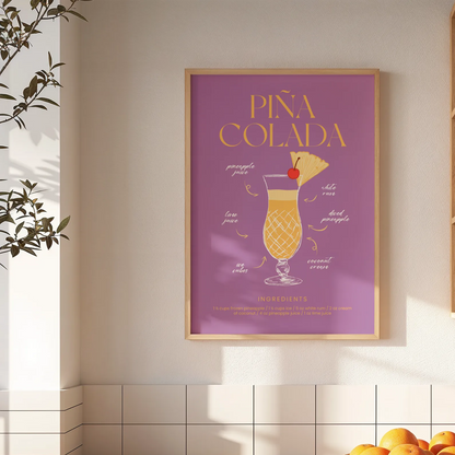 Piña Colada Cóctel Receta