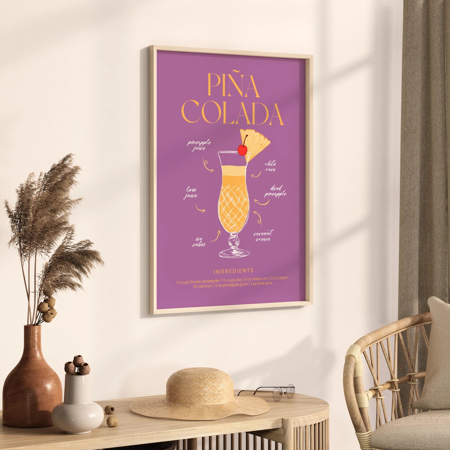 Piña Colada Cóctel Receta